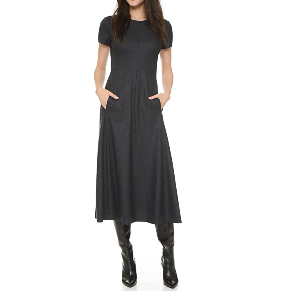Theory Kalreim Flannel Wool Dress